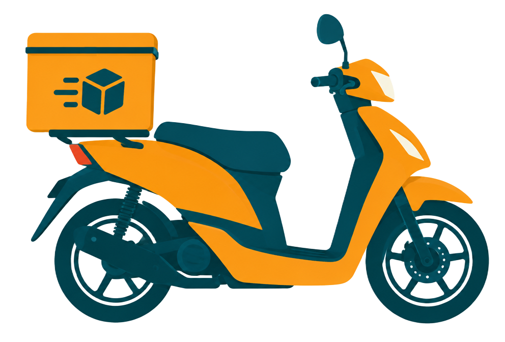 Entrega de moto na cidade da Beira
